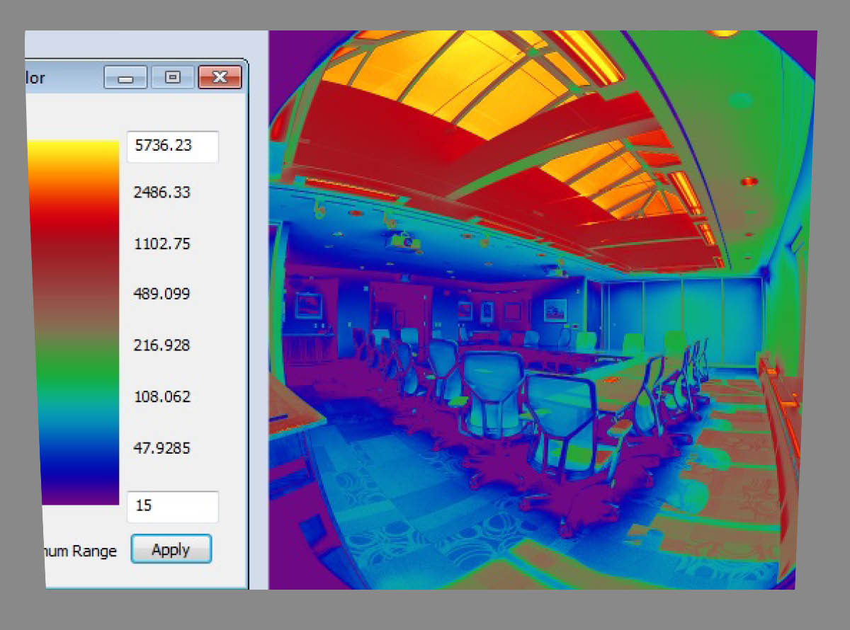 luminance mapping image