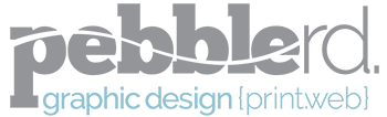 pebble road | graphic design for print and web